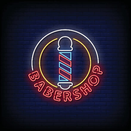 “Groomed to Perfection” Barber Shop Sign Board