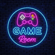 "Playtime Starts Here: Game Room Neon Sign"