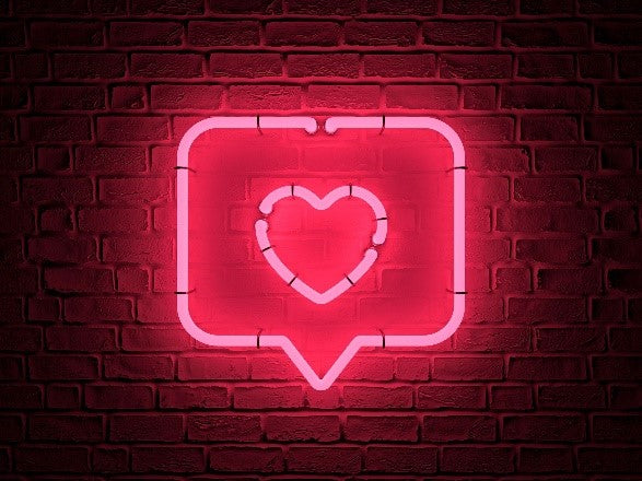 Love in the Light: Illuminate Your Space with Red Heart Neon Sign