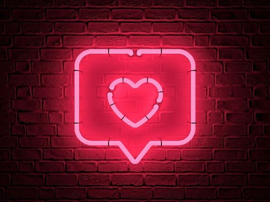 Love in the Light: Illuminate Your Space with Red Heart Neon Sign