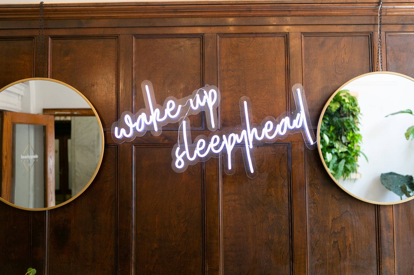 Rise and Shine: Wake Up Sleepyhead Neon Sign