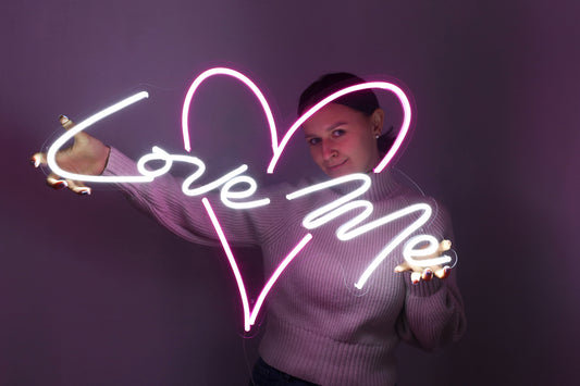 Love Me More: Add a Romantic Touch with Neon Sign